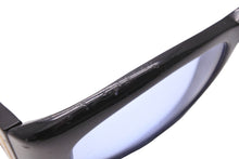 画像をギャラリービューアに読み込む, VERSACE ヴェルサーチ サングラス MOD 424 COL 852 BK メデューサ ブラック ゴールド金具 ブルーレンズ 中古 52097