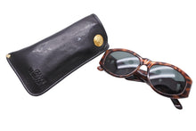 画像をギャラリービューアに読み込む, VERSACE ヴェルサーチ サングラス メデューサ MOD 424 COL 869 OD ブラウン ブラック ゴールド金具 美品 中古 52098