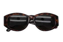 画像をギャラリービューアに読み込む, VERSACE ヴェルサーチ サングラス MOD 424 COL 869 メデューサ ブラウン ゴールド金具 美品 中古 52105