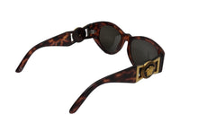 画像をギャラリービューアに読み込む, VERSACE ヴェルサーチ サングラス MOD 424 COL 869 メデューサ ブラウン ゴールド金具 美品 中古 52105