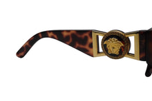画像をギャラリービューアに読み込む, VERSACE ヴェルサーチ サングラス MOD 424 COL 869 メデューサ ブラウン ゴールド金具 美品 中古 52105