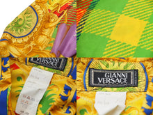画像をギャラリービューアに読み込む, Gianni Versace ジャンニ・ヴェルサーチ 長袖シャツ バロッコ 総柄 マルチカラー シルク サイズ38 良品 中古 52204