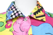 画像をギャラリービューアに読み込む, Versace ヴェルサーチ 長袖シャツ Betty Boop Marilyn Monroe ベティ・ブープ マリリン・モンロー 極美品 中古 52440