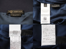 画像をギャラリービューアに読み込む, VERSACE ヴェルサーチ ジャージ トラックジャケット Sサイズ メデゥーサ グリーン ネイビー サイドロゴ 極美品 中古 52503