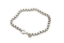 画像をギャラリービューアに読み込む, TIFFANY&amp;CO ティファニー ベネチアン ブレスレット アクセサリー スクエアリング シルバー925 15.0g 美品 中古 52626