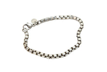 画像をギャラリービューアに読み込む, TIFFANY&amp;CO ティファニー ベネチアン ブレスレット アクセサリー スクエアリング シルバー925 15.9g 美品 中古 52627