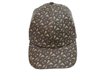 画像をギャラリービューアに読み込む, BURBERRY バーバリー キャップ 帽子 TB モノグラム BURW01W ブラウン イタリア製 サイズL 美品 中古 52635