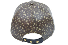 画像をギャラリービューアに読み込む, BURBERRY バーバリー キャップ 帽子 TB モノグラム BURW01W ブラウン イタリア製 サイズL 美品 中古 52635