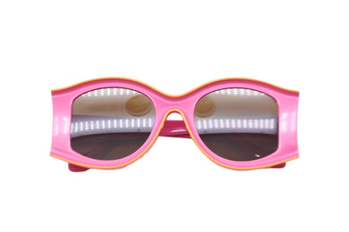 LOEWE ロエベ × パウラズ イビザ バタフライ サングラス ピンク オレンジ 52□22 LW40047U アイウェア 小物 美品 中古 52692