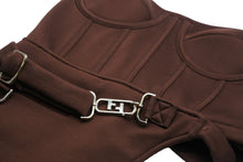 Load image into Gallery viewer, 極美品 FENDI フェンディ アシンメトリ ベルテッド ビスチェ トップス FS7911 AJYB イタリア製 ブラウン サイズ42 中古 52946