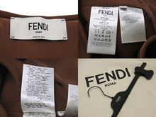 Load image into Gallery viewer, 極美品 FENDI フェンディ アシンメトリ ベルテッド ビスチェ トップス FS7911 AJYB イタリア製 ブラウン サイズ42 中古 52946