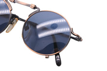 画像をギャラリービューアに読み込む, Jean paul gaultier ジャンポールゴルチェ ヴィンテージ サングラス メガネ 折りたたみ式 56-9101 メタル ブラック 良品 中古 52971