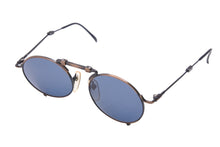 画像をギャラリービューアに読み込む, Jean paul gaultier ジャンポールゴルチェ ヴィンテージ サングラス メガネ 折りたたみ式 56-9101 メタル ブラック 良品 中古 52971