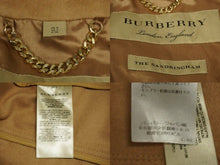 画像をギャラリービューアに読み込む, 極美品 BURBERRY バーバリー カシミヤ トレンチコート ブラウン アウター ゴールド金具 ノバチェック 3994455 サイズ36 中古 53062
