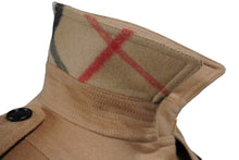 画像をギャラリービューアに読み込む, 極美品 BURBERRY バーバリー カシミヤ トレンチコート ブラウン アウター ゴールド金具 ノバチェック 3994455 サイズ36 中古 53062