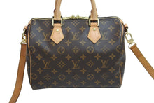 画像をギャラリービューアに読み込む, LOUISVUITTON ルイヴィトン スピーディ25 バンドリエール 2WAYバッグ ミニボストン PVCコーティングキャンバス 美品 中古 53251