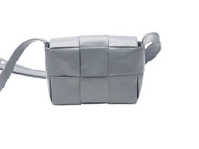 画像をギャラリービューアに読み込む, BOTTEGAVENETAボッテガヴェネタ ショルダーバッグ グレー イントレチャート キャンディーカセット 666688VMAY13722 美品 中古 53388