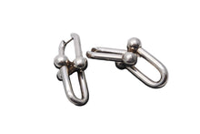 画像をギャラリービューアに読み込む, TIFFANY&amp;Co. ティファニー ハードウェア リンク ピアス スターリングシルバー 925 19g アクセサリー 60013153 美品 中古 53614