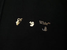 画像をギャラリービューアに読み込む, 極美品 OFF-WHITE オフホワイト パーカー フーディー ブラック OWBE005T21FLE002 サイズL シルバー金具 中古 53695