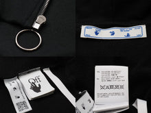 画像をギャラリービューアに読み込む, 極美品 OFF-WHITE オフホワイト パーカー フーディー ブラック OWBE005T21FLE002 サイズL シルバー金具 中古 53695