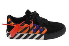 画像をギャラリービューアに読み込む, OFFWHITE オフホワイト スニーカー DIAG LOW VULCANIZED ダイアゴナル ロー バルカナイズド オレンジ ブラック 40 美品 中古 53719