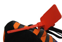 画像をギャラリービューアに読み込む, OFFWHITE オフホワイト スニーカー DIAG LOW VULCANIZED ダイアゴナル ロー バルカナイズド オレンジ ブラック 40 美品 中古 53719