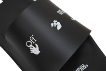 画像をギャラリービューアに読み込む, 新品同様 OFF-WHITE オフホワイト サンダル ロゴ入り サイズ43 ブラック OMIF088F21FAB00411001 中古 53728