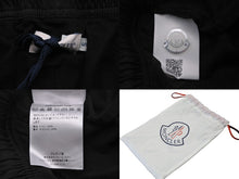 画像をギャラリービューアに読み込む, 新品同様 MONCLER モンクレール ショートパンツ BOXER MARE ブラック ナイロン サイズS G10912C70800 53326 中古 53732