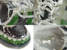 画像をギャラリービューアに読み込む, A BATHING APE × KAWS BAPE STA アベイシングエイプ カウズ ベイプスタ スニーカー グリーン 靴 29cm 中古 53775
