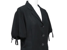 画像をギャラリービューアに読み込む, Jean Paul Gaultier ジャンポール ゴルチェ ライトジャケット ポリエステル ブラック サイズ40 中古 53814