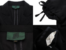 画像をギャラリービューアに読み込む, Jean Paul Gaultier ジャンポール ゴルチェ ライトジャケット ポリエステル ブラック サイズ40 中古 53814