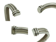 画像をギャラリービューアに読み込む, iffany&amp;Co. ティファニー バングル アトラス グルーブドカフ 重さ46.4g ATLAS GROOVED CUFF Ag925 中古 54302