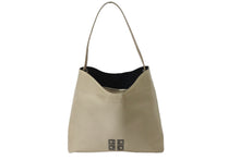 画像をギャラリービューアに読み込む, Givenchy ジバンシー ナイロン ワンショルダーバッグ ベージュ ロゴ ナイロン 鞄 カバン シルバー金具 美品 中古 54427