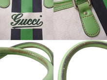 画像をギャラリービューアに読み込む, GUCCI グッチ ハンドバッグ ミニボストンバッグ 189895 GG 491403 JOYライン GGスプリームキャンバス シルバー金具 良品 中古 54430
