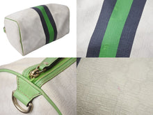 画像をギャラリービューアに読み込む, GUCCI グッチ ハンドバッグ ミニボストンバッグ 189895 GG 491403 JOYライン GGスプリームキャンバス シルバー金具 良品 中古 54430