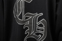 画像をギャラリービューアに読み込む, 新品未使用 CHROME HEARTS クロムハーツ スタジアムウォームアップジャージー メッシュ ブラック グレー サイズS 中古 54510