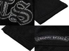 画像をギャラリービューアに読み込む, 新品未使用 CHROME HEARTS クロムハーツ スタジアムウォームアップジャージー メッシュ ブラック グレー サイズS 中古 54510
