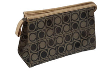 Load image into Gallery viewer, Salvatore Ferragamo サルヴァトーレフェラガモ ガンチーニ ポーチ ベージュ 小物入れ シルバー金具 中古 54662