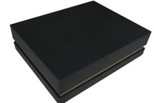 画像をギャラリービューアに読み込む, 新品同様 VERSACE ヴェルサーチ デューサ 時計ケース ウォッチケース 収納 25本 ブラック 木 合皮 ゴールド金具 中古 55333