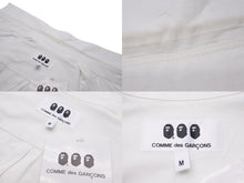 画像をギャラリービューアに読み込む, A BATHING APE アベイシングエイプ COMME des GARÇONS コムデギャルソン 長袖シャツ ホワイト 001SHG721909X 良品 中古 55392