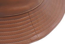 画像をギャラリービューアに読み込む, 極美品 LOEWE ロエベ バケットハット フィッシャーマンハット ブラウン ナパカーフ サイズ 57 112.10.010 中古 55446