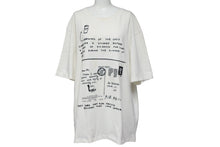 画像をギャラリービューアに読み込む, LOEWE ロエベ 21年 レター エンブロイダリー 半袖Ｔシャツ トップス H526Y22J24 ホワイト サイズL 良品 中古 55619