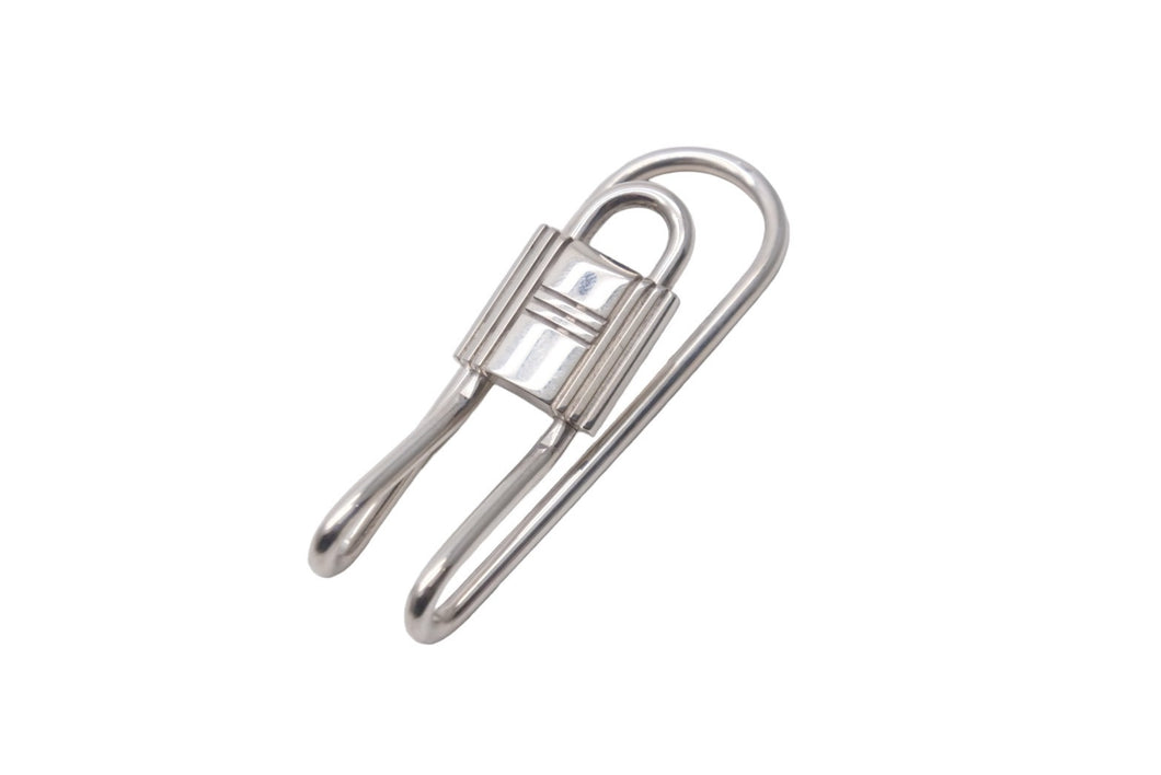 新品同様 HERMES エルメス マネークリップ カデナモチーフ シルバー925