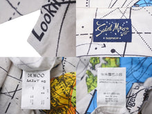 画像をギャラリービューアに読み込む, SAINT MICHAEL セントマイケル × DR WOO ドクター・ウー コラボ 長袖シャツ SLEEPWEAR パジャマ 世界地図 総柄 XL 美品 中古 56007