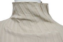 Load image into Gallery viewer, BALENCIAGA バレンシアガ トップス ツイストリブタートルネック 626186 T5145 レーヨン ベージュ サイズS 美品 中古 56218