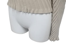 Load image into Gallery viewer, BALENCIAGA バレンシアガ トップス ツイストリブタートルネック 626186 T5145 レーヨン ベージュ サイズS 美品 中古 56218