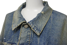 画像をギャラリービューアに読み込む, 新品未使用 SAINT MICHAEL セント マイケル BerBerJin デニム ジャケット ダメージ加工 SM-A23-0000-C17 サイズL 中古 56275