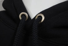 画像をギャラリービューアに読み込む, 極美品 LOEWE ロエベ パーカー フーディー パズル コットン ブラック ミディアムウェイト H526Y25J26 中古 56586