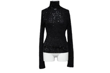 画像をギャラリービューアに読み込む, Donna Karan ダナキャラン その他トップス スパンコール タートルネック カーディガン 2点セット KRDCSA1047 美品 中古 56845