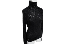 画像をギャラリービューアに読み込む, Donna Karan ダナキャラン その他トップス スパンコール タートルネック カーディガン 2点セット KRDCSA1047 美品 中古 56845